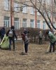 Первый весенний субботник в СКГУ им.М.Козыбаева