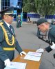 Присяга выпускников военной кафедры СКГУ им. М. Козыбаева