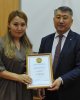 В преддверии Дня Конституции РК 28 сотрудников СКГУ им. М. Козыбаева получили награды различного достоинства