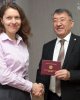 Вручение дипломов докторам PhD