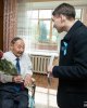 М. Қозыбаев атындағы СҚМУ студенттік активі ҰОС ардагері Қасым Жүнісовпен кездесті