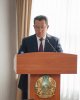 Поздравление ветерана Сапара Дюсенова в стенах СКГУ им. М. Козыбаева