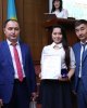 Шешхан Алтынсекер студентка группы Бо17к вошла в книгу "Лучший студент!"