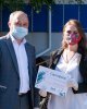 Победители конкурса на разработку нового логотипа СКГУ им. М. Козыбаева получили свои призы