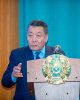 Студенты встретились с автором Герба РК Жандарбеком Малибековым 