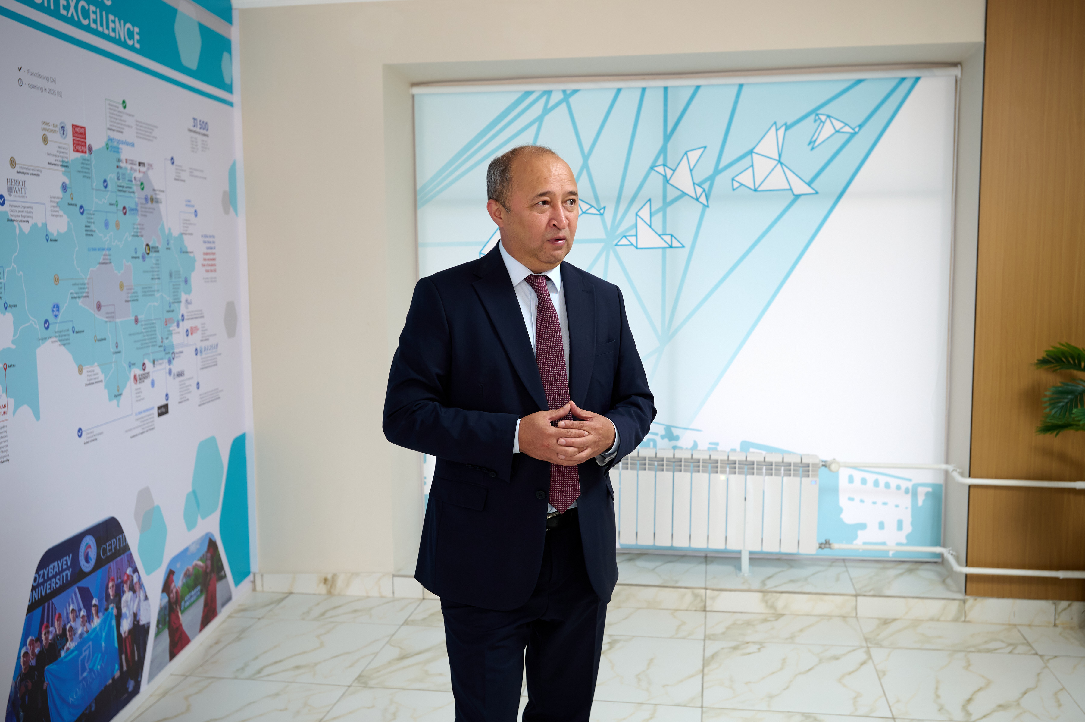 Визит руководителя Бюро национальной статистики в Kozybayev University