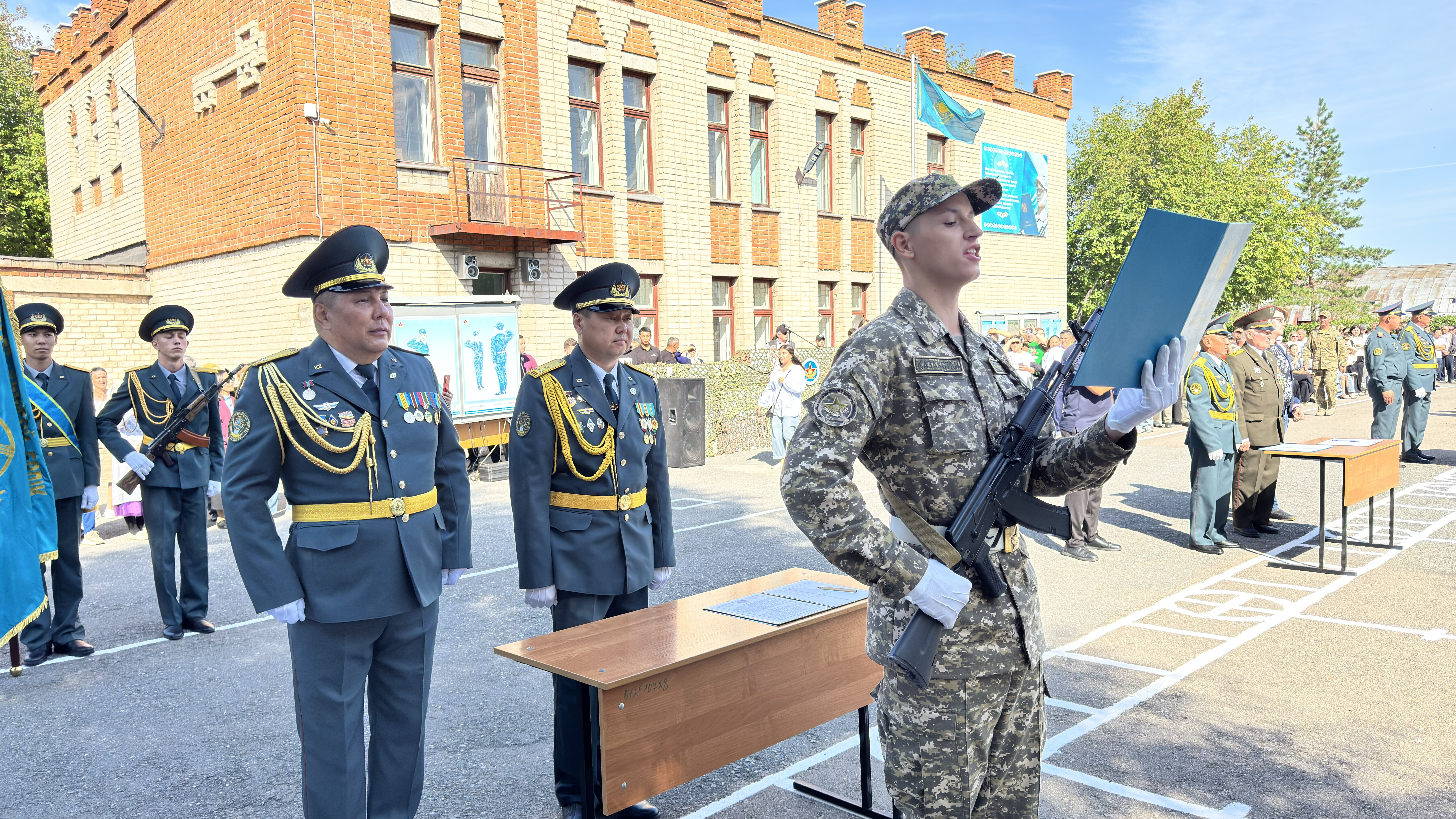 Студенты военной кафедры приняли присягу
