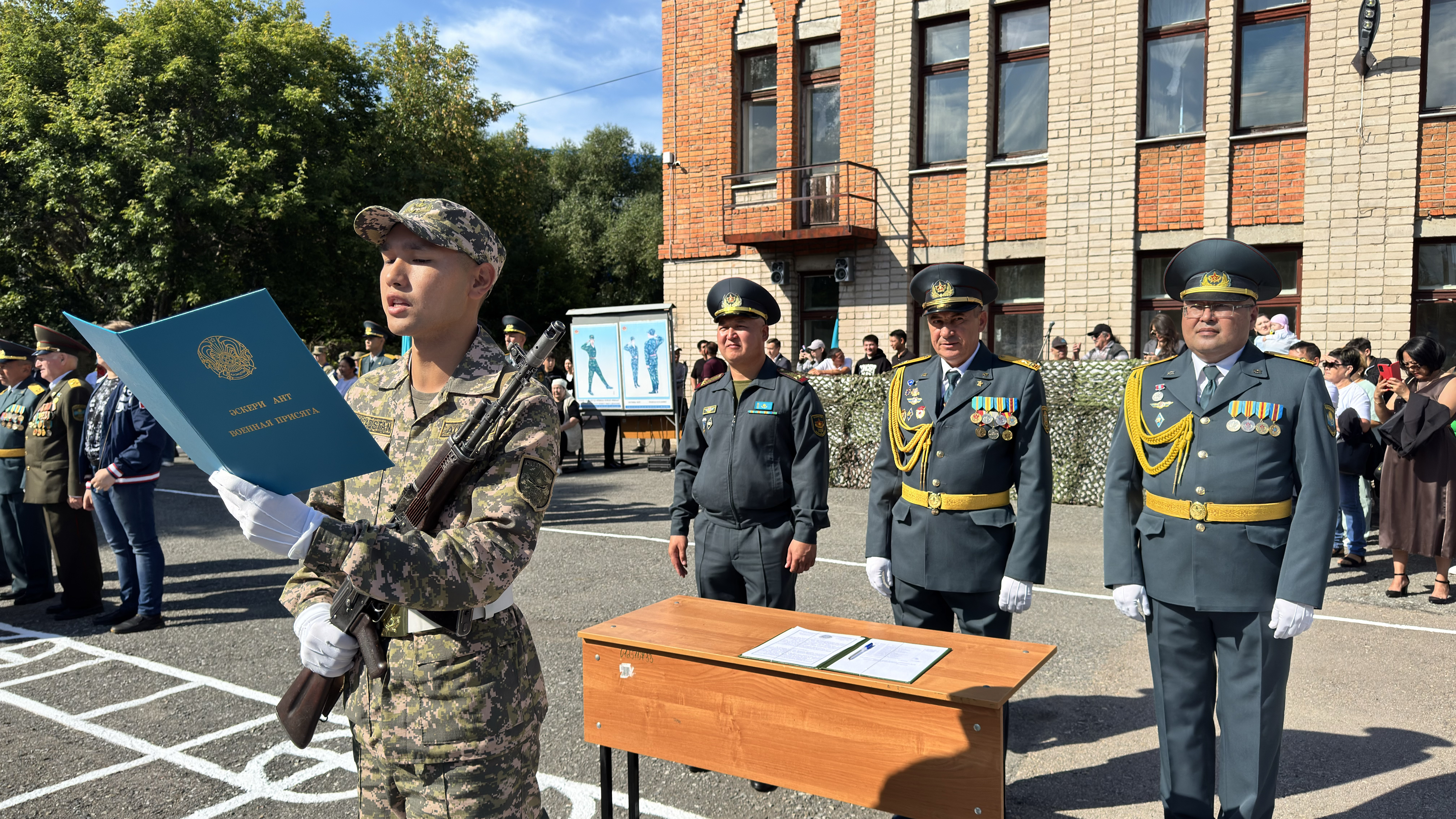 Студенты военной кафедры приняли присягу