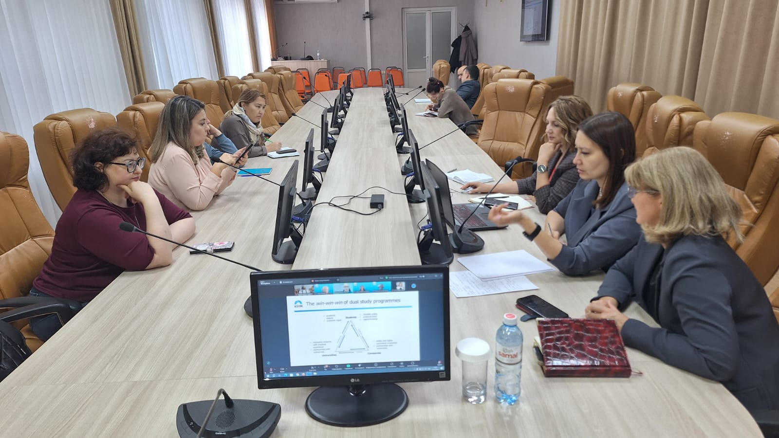 Обмен опытом на глобальном уровне: участие Kozybayev University в вебинаре ASIIN