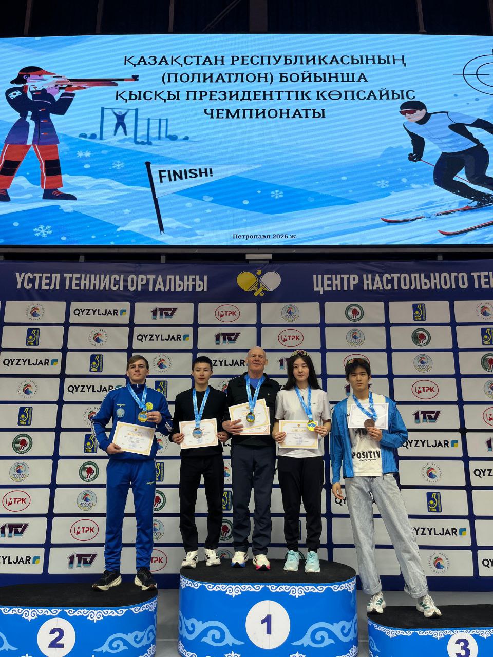 Пять медалей на республиканском старте