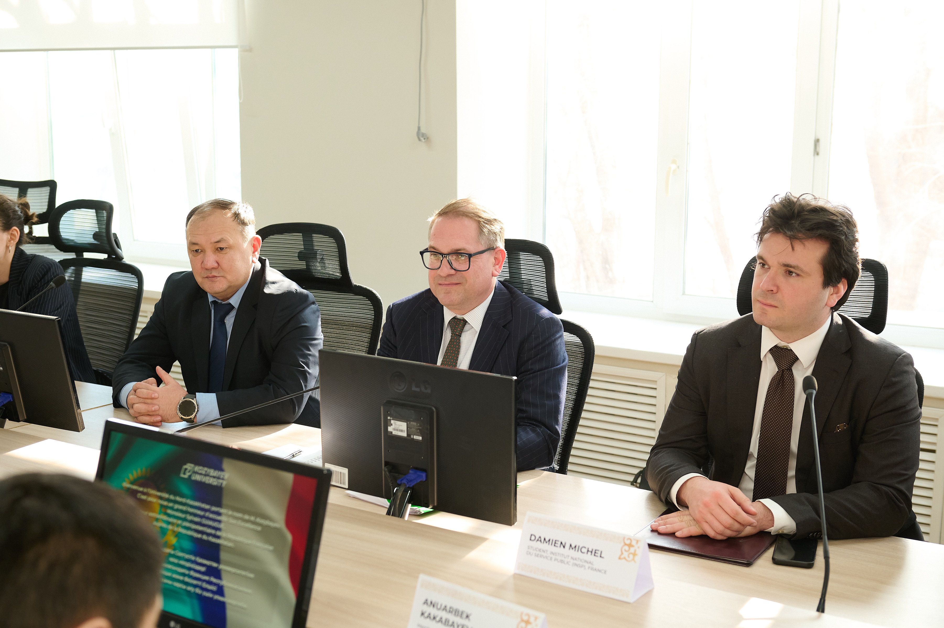 Визит Посла Франции Сильван Гиоге в Kozybayev University