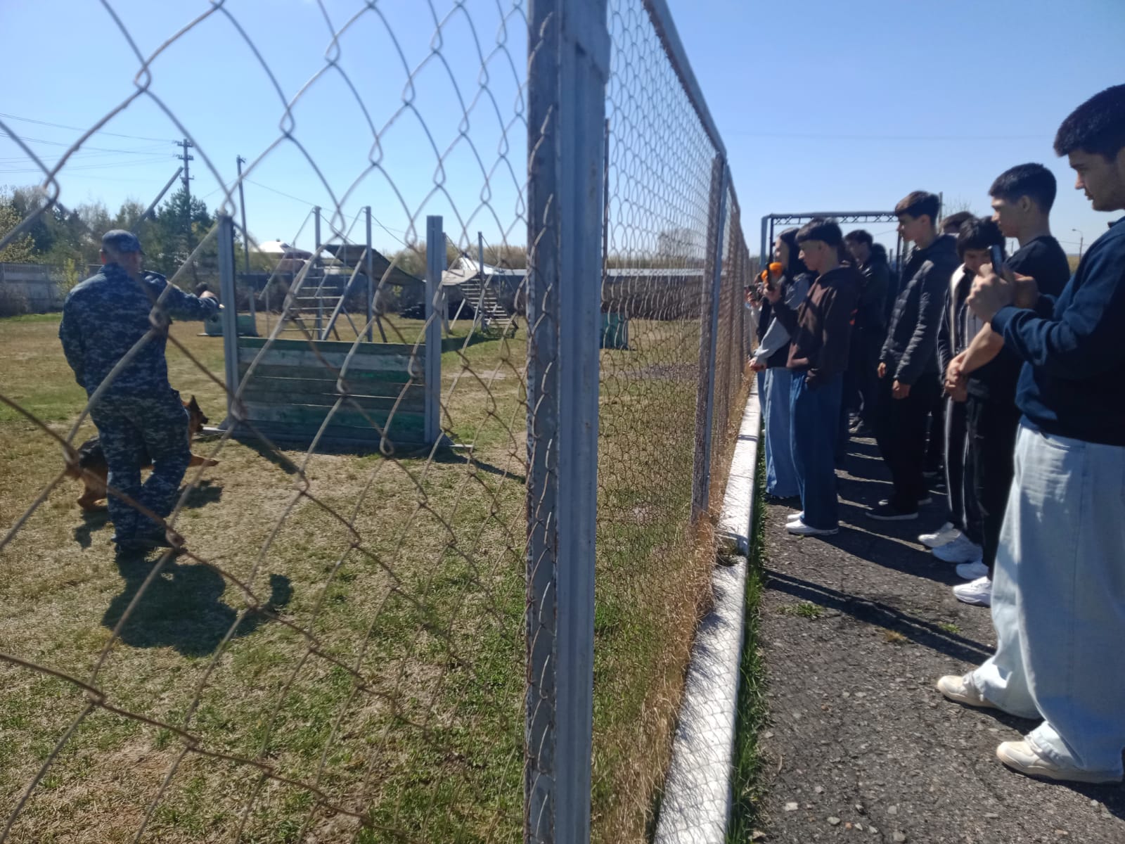 Практическая выездная встреча в Центре кинологической службы полиции