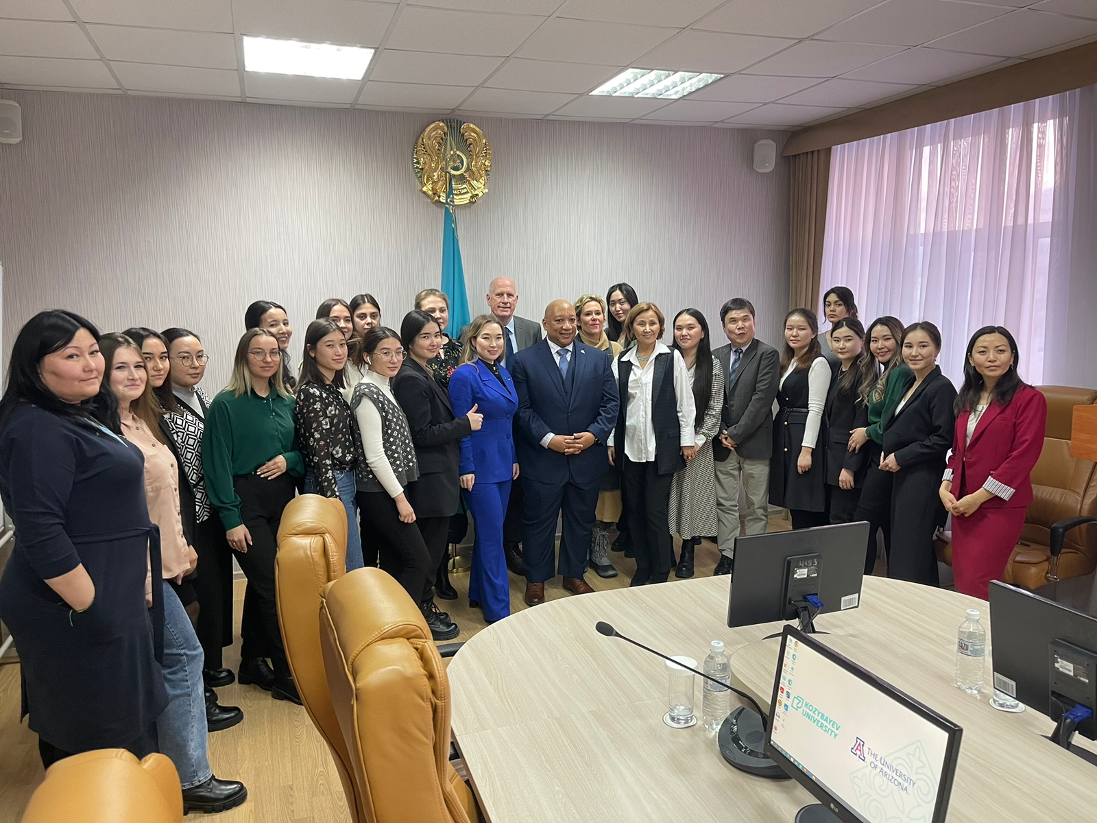 23 января 2023 года в Kozybayev University состоялась конференция с представителями Университета Аризона (University of Arizona). В конференции активно приняли участие студенты 3-4-го курса педагогического факультета по следующим направлениям: дефектологи