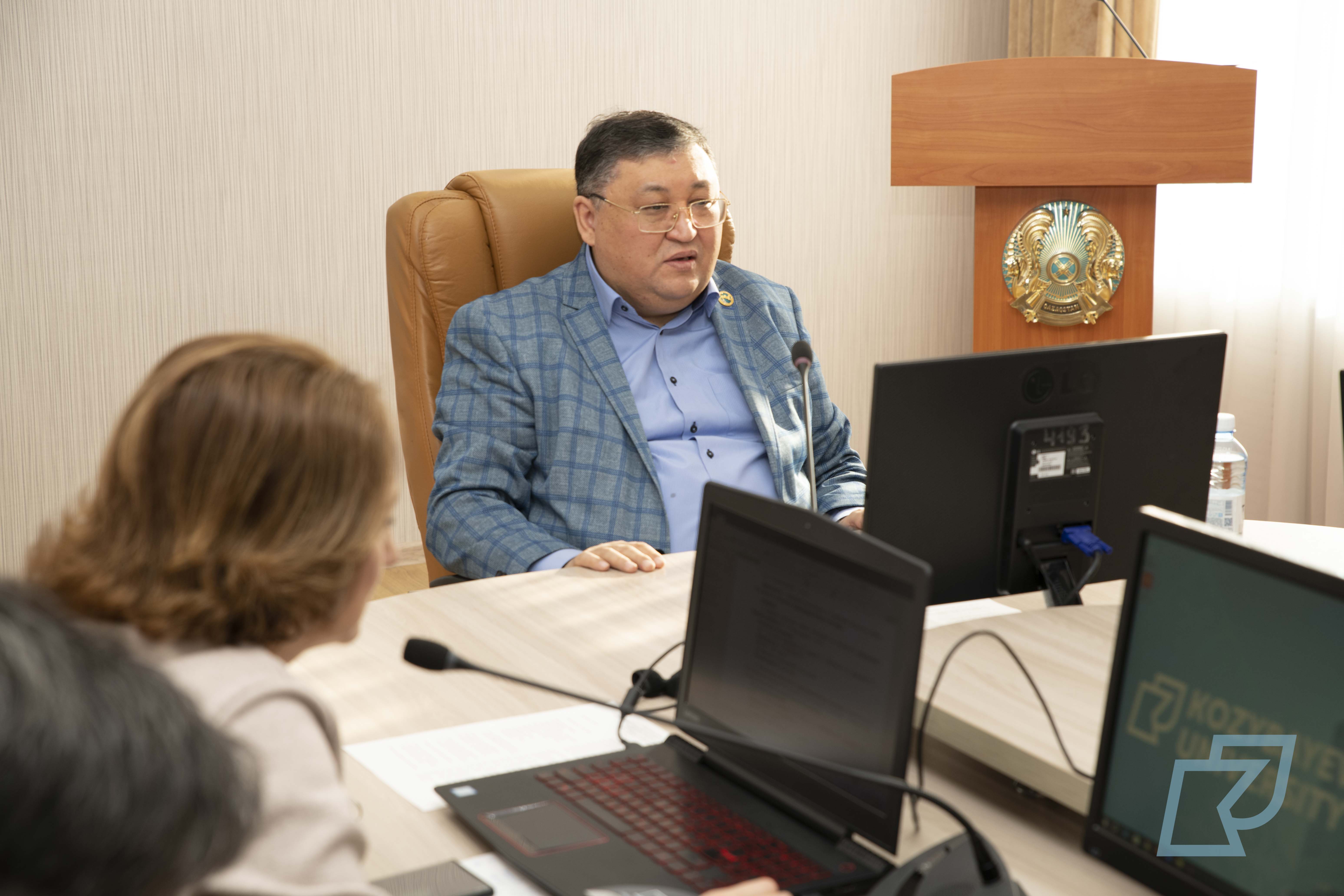 Galym Baituk visited the alma mater
