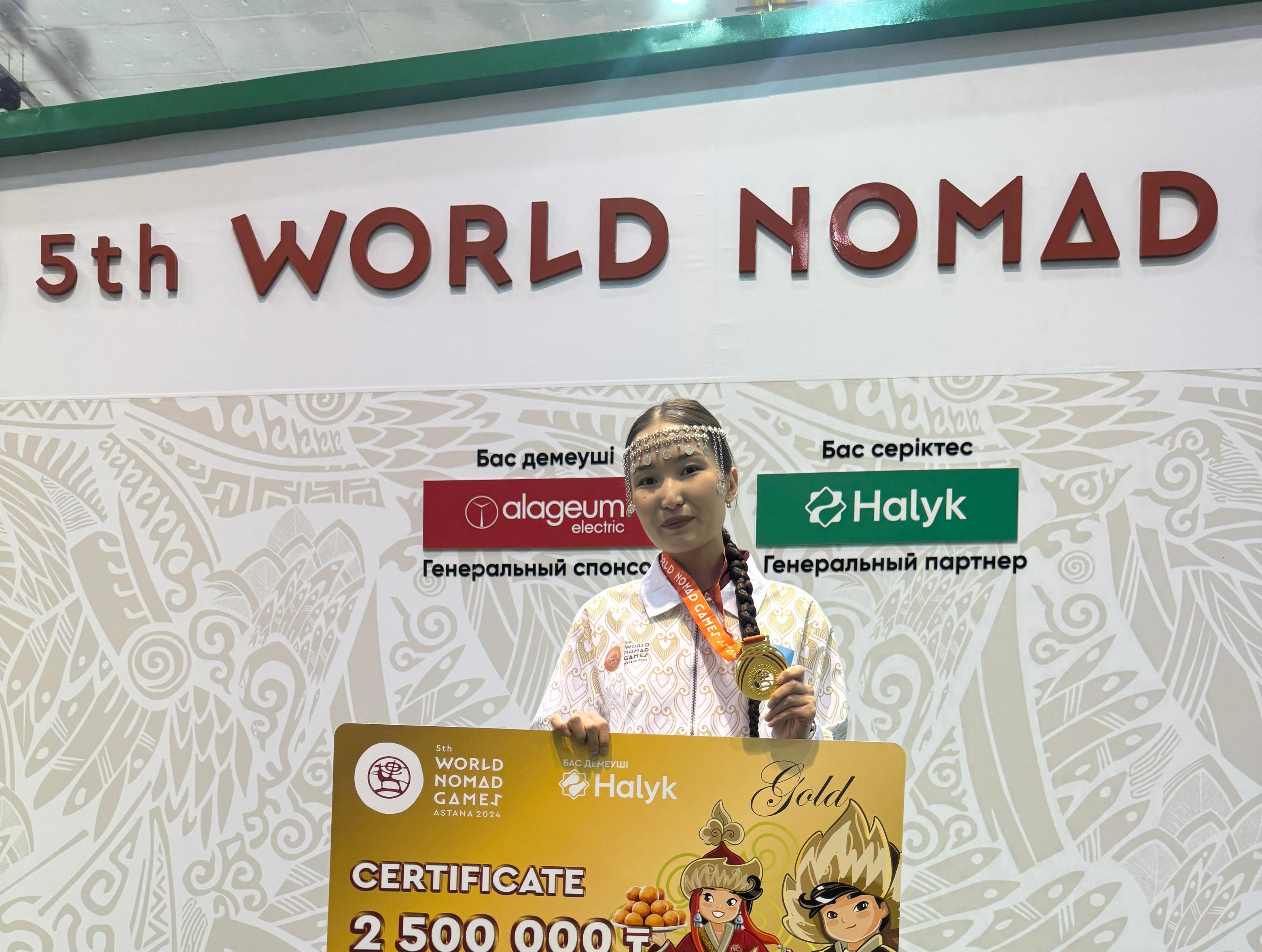 Our student became the winner of the V World Nomad Games