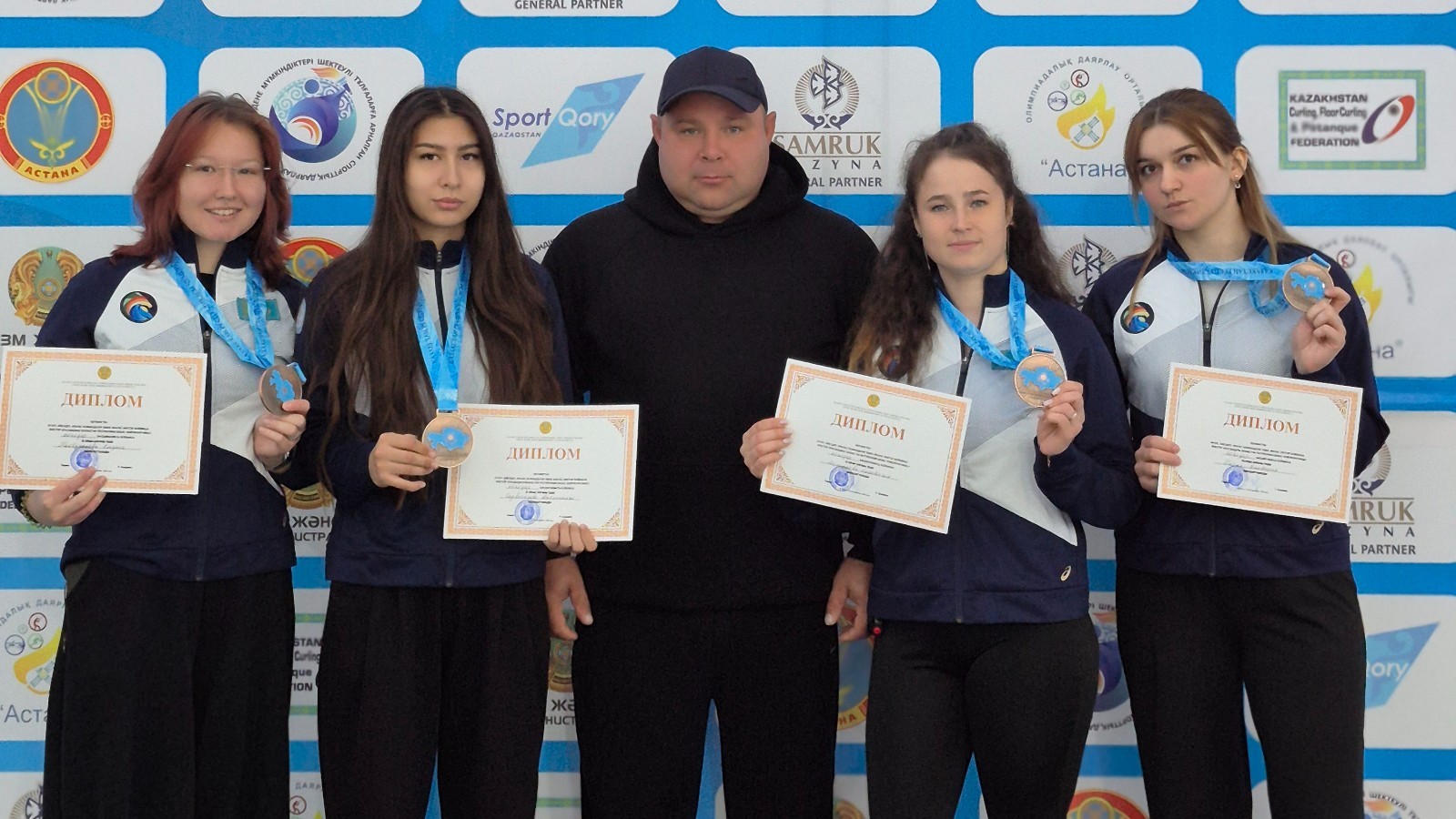Керлингтен Қазақстан Республикасының жастар арасындағы чемпионатында қола жүлде